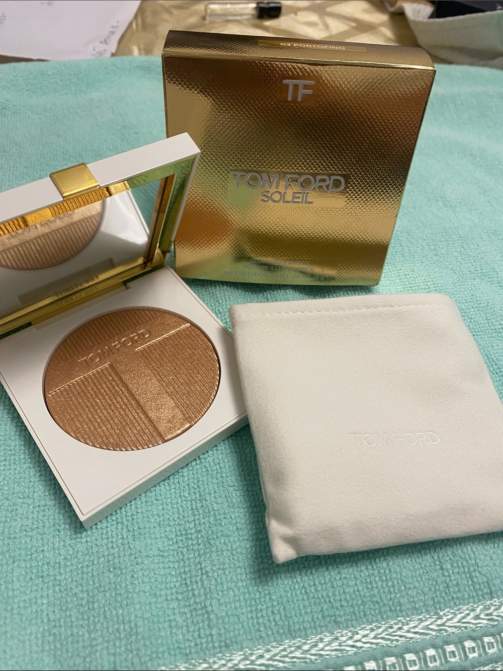 Tom Ford Soleil Shimmer Bronzer Highlighter - Gold